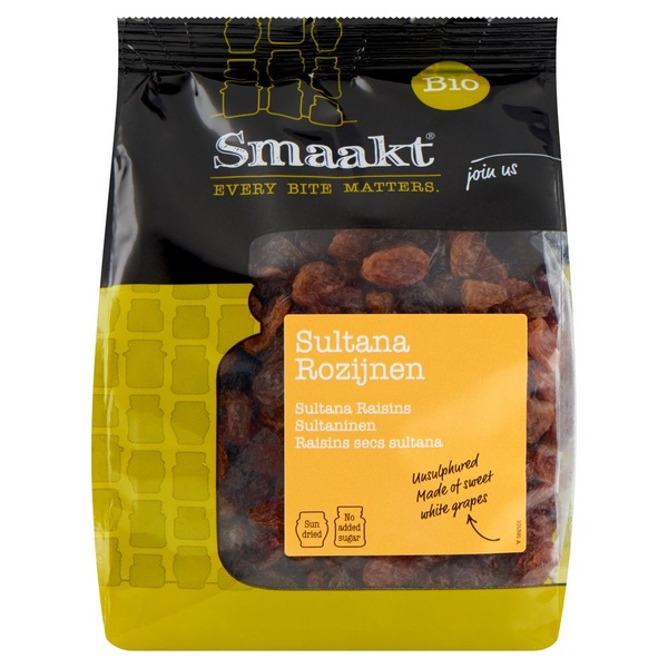 Smaakt Rozijnen Sultanas voorkant