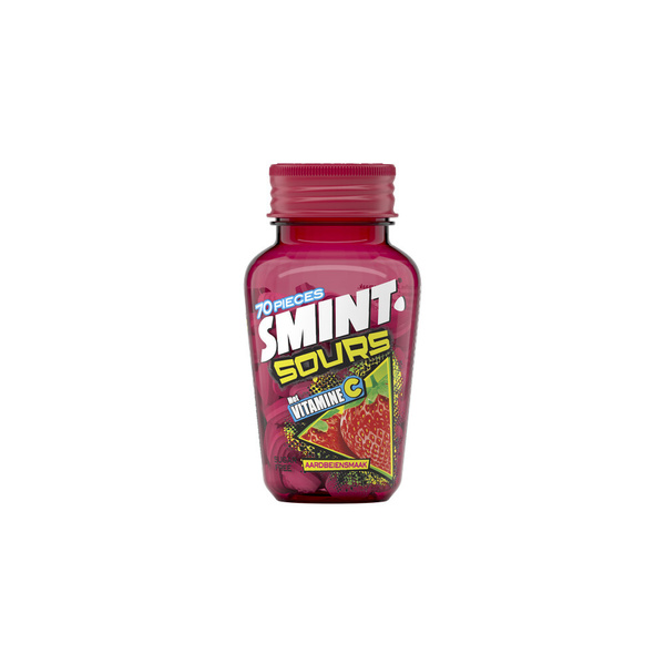 Smint sours strawberry voorkant
