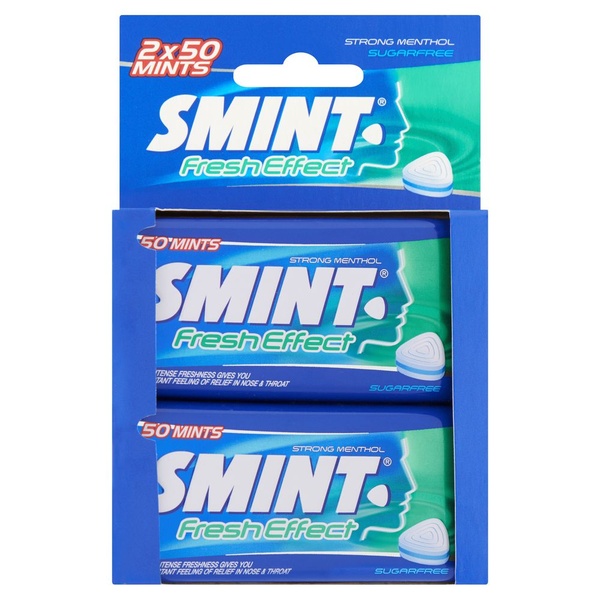 Smint strong menthol fresh effect voorkant