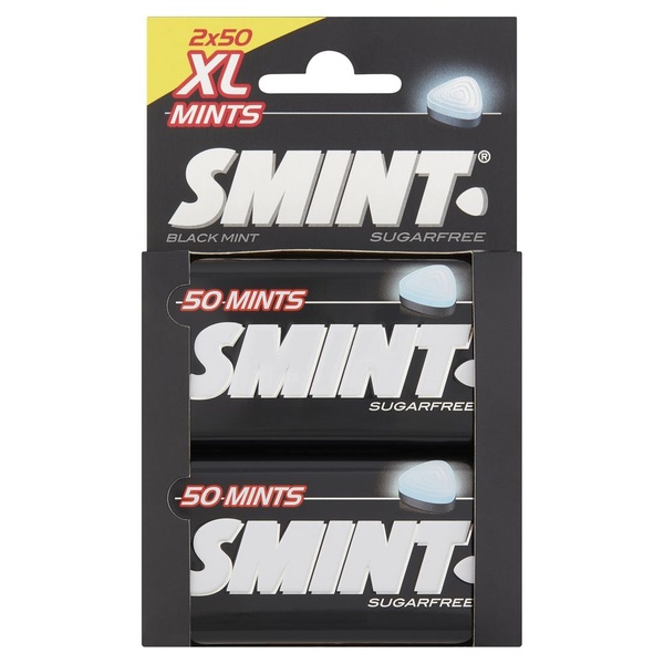 Smint Suikerwerk Blackmint Xl Tin Mp voorkant