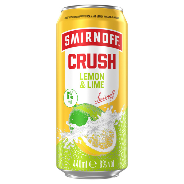 Smirnoff Smirnoff Crush Lime voorkant