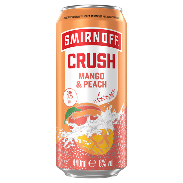 Smirnoff Smirnoff Crush Mango & Peach voorkant