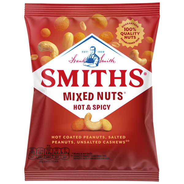Smiths Nootjes Hot Spicy Mixed voorkant