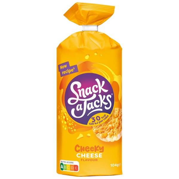 Snack a Jacks rijstwafels cheese voorkant