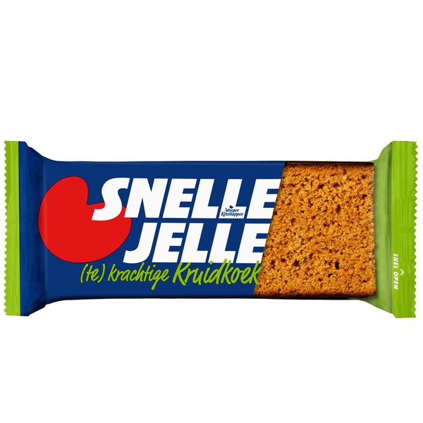 Snelle Jelle kruidkoek naturel reep voorkant