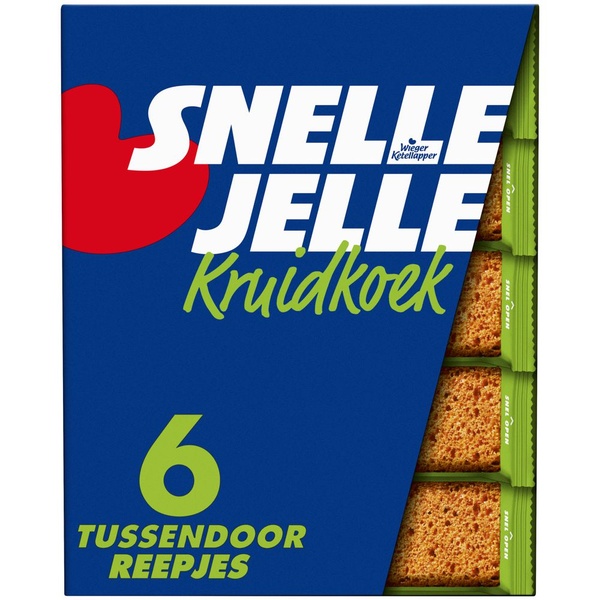 Snelle Jelle kruidkoek naturel tussendoor voorkant