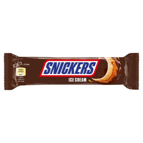 Snickers ijs voorkant