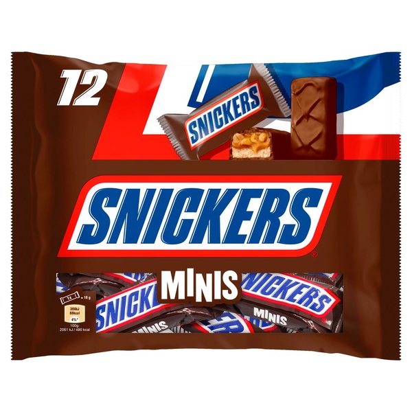 Snickers mini's voorkant