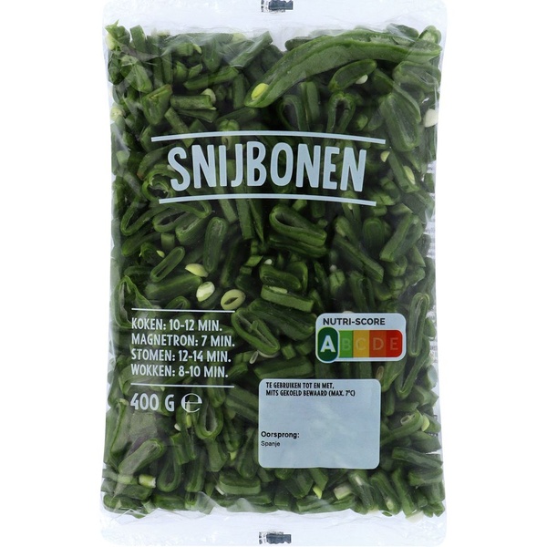 snijbonen voorkant