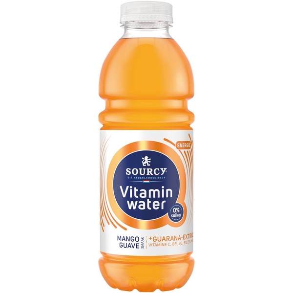Sourcy vitaminewater mango guave 0% voorkant