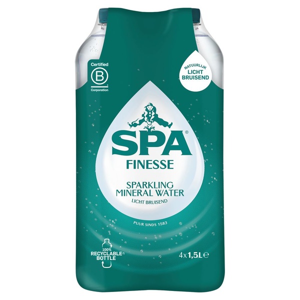 Spa finesse fl 4x1,5 l voorkant