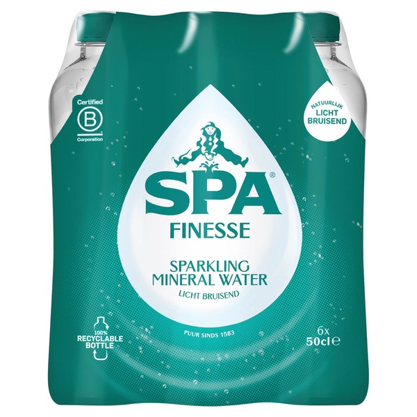 Spa finesse fles 6x500 ml voorkant
