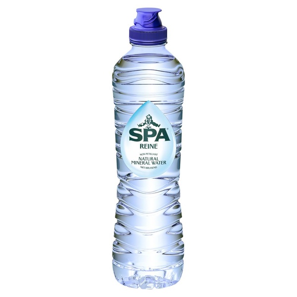 Spa reine blauw sportdop 500 ml voorkant