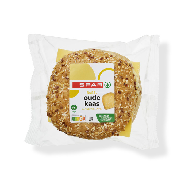 Spar bagel oude kaas voorkant