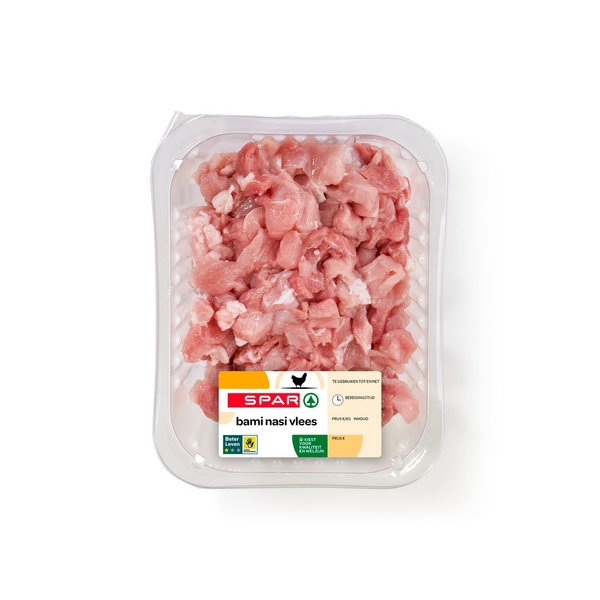 Spar bami nasi vlees voorkant
