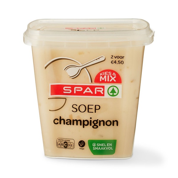 Spar champignonsoep voorkant