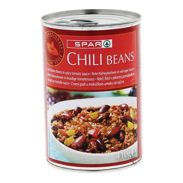 Spar chili beans voorkant