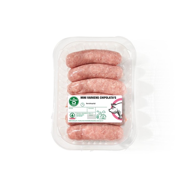 Spar chipolata mini voorkant