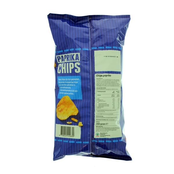 SPAR Spar Chips Paprika je vindt het bij SPAR