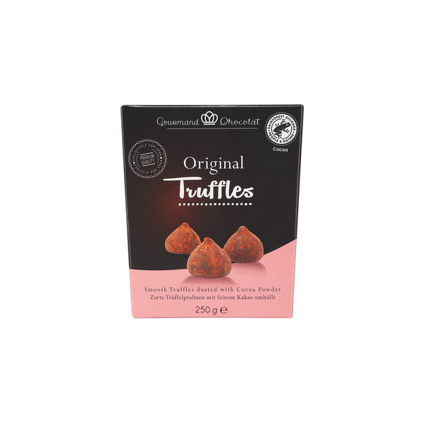 Spar cocoa dusted truffles 250 gram voorkant
