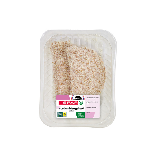 Spar Cordon bleu gehakt 2 stuks 220 gram voorkant