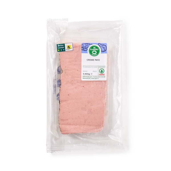 Spar crème paté voorkant
