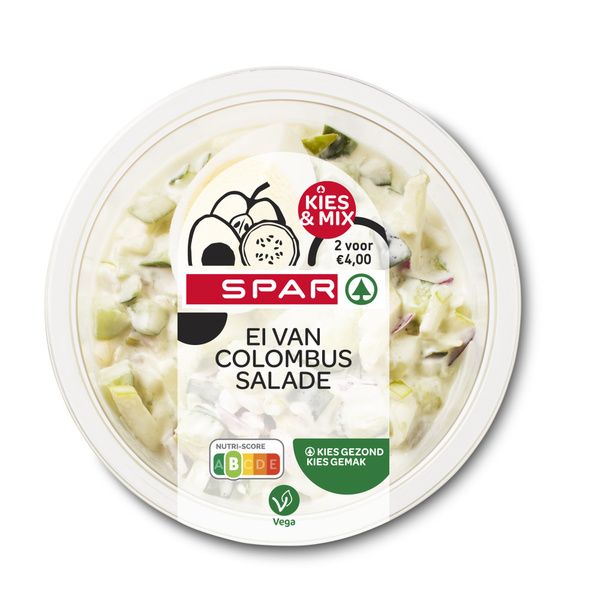 Spar ei van Columbus salade 200 gram voorkant