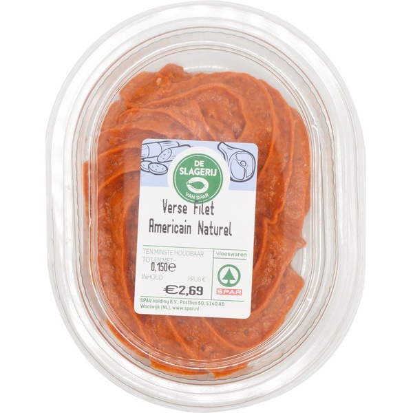 Spar Filet Americain Naturel voorkant