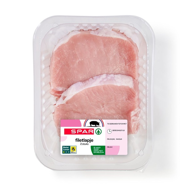 Spar filetlapjes 2 stuks voorkant