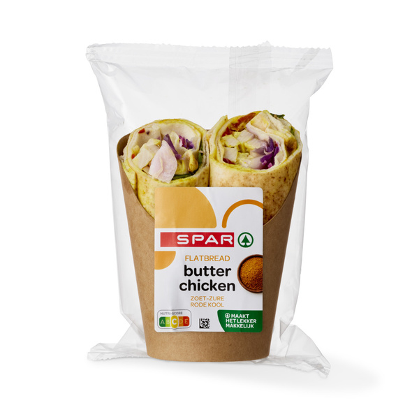 Spar Flatbread butter chicken 160 gram voorkant