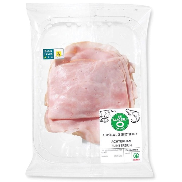 Spar flinterdun achterham voorkant