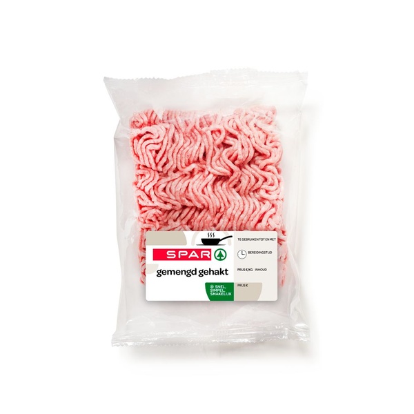 Spar gehakt gemengd voorkant