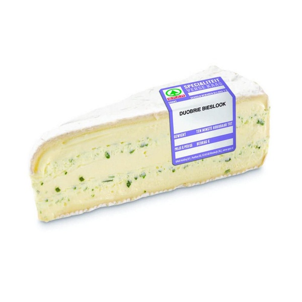 Spar gevulde brie bieslook voorkant
