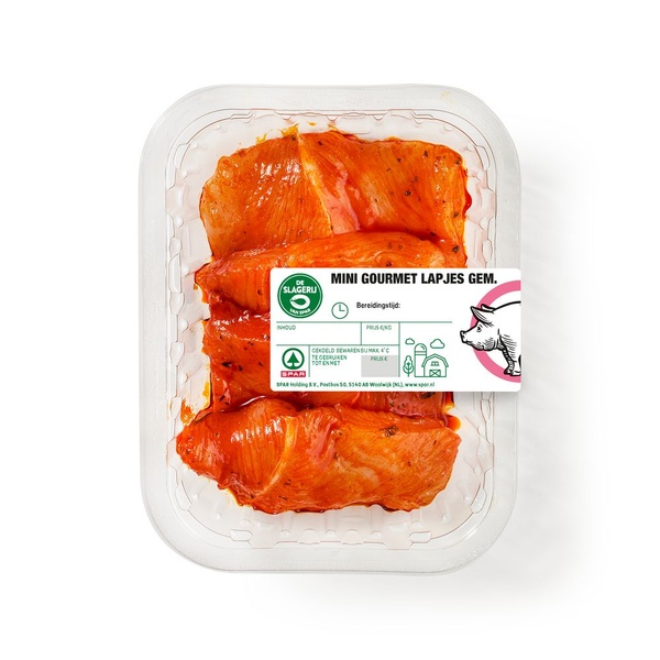 Spar gourmet mini gourmet lapjes gemarineerd voorkant