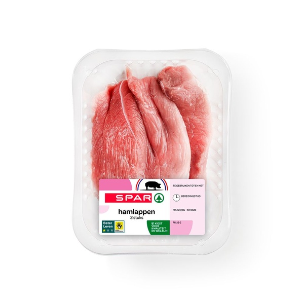 Spar hamlappen 2 stuks voorkant