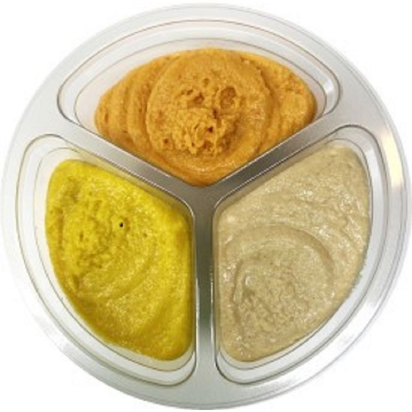 Spar hummus trio winter voorkant