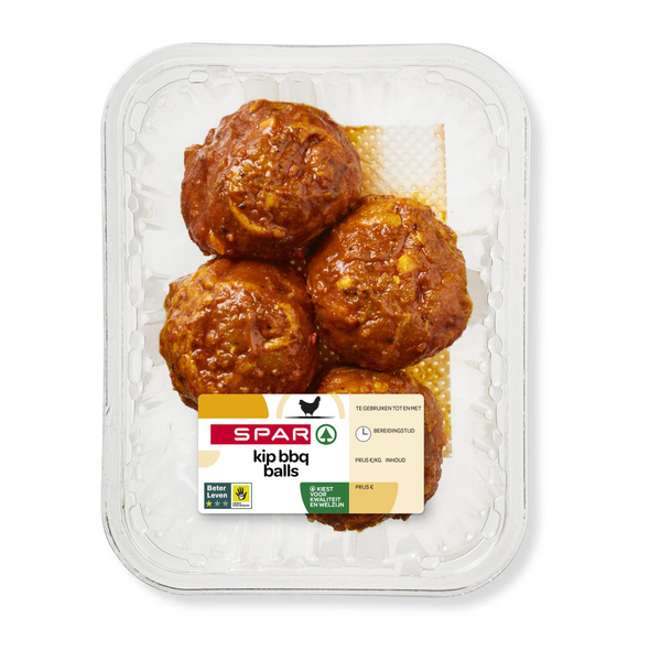 Spar kip bbq balls 320 gram voorkant