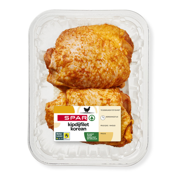 Spar kipdijfilet Korean 280 gram voorkant