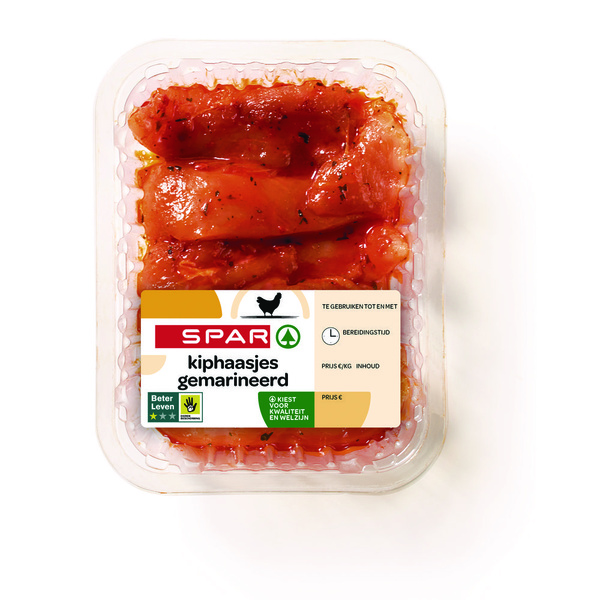 Spar kiphaasjes gemarineerd voorkant