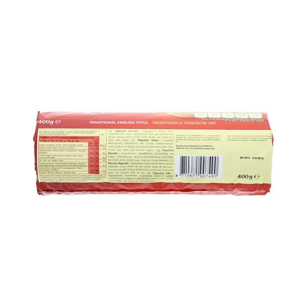 Spar Koek Digestive achterkant