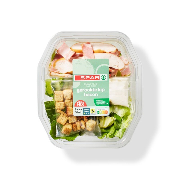 Spar maaltijdsalade kip bacon voorkant