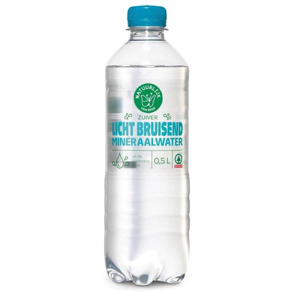Spar mineraalwater licht bruisend voorkant
