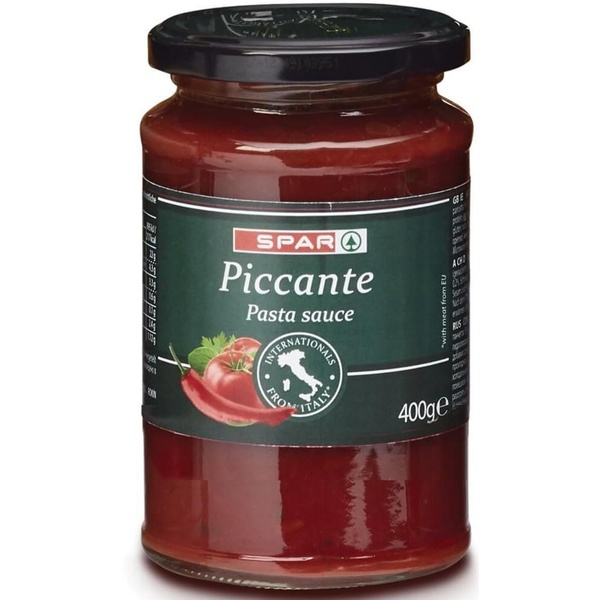 Spar pastasaus piccante voorkant