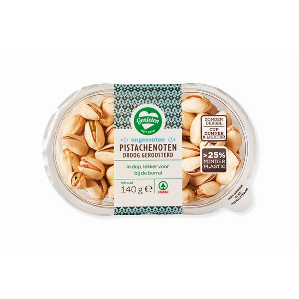 Spar pistachenoten ongezouten voorkant