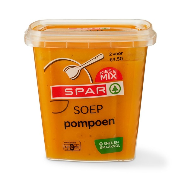 Spar pompoensoep voorkant