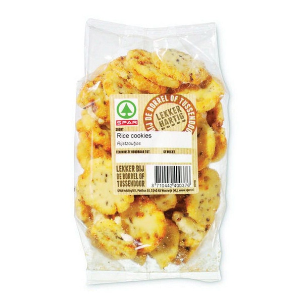 Spar rice cookies voorkant