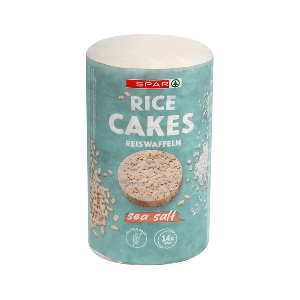 Spar rijstwafel met zeezout voorkant