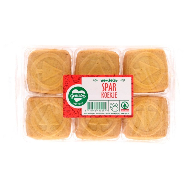 Spar roomboter koekje voorkant