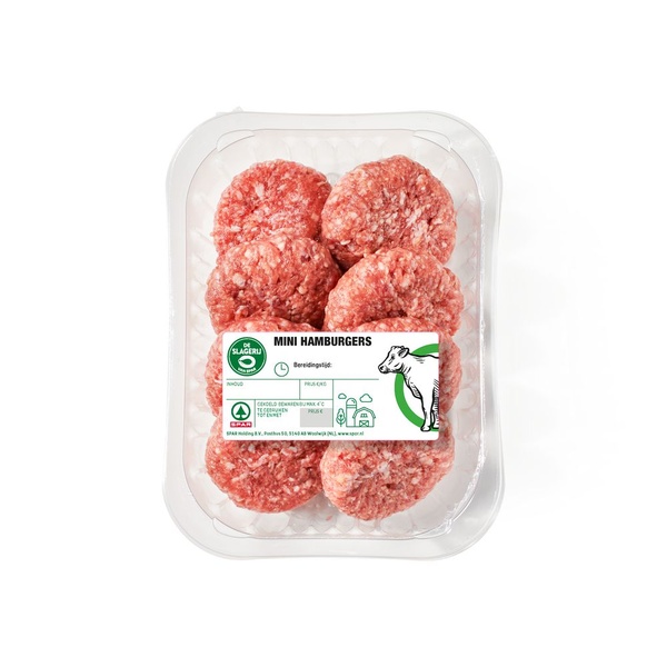 Spar runderhamburger mini voorkant