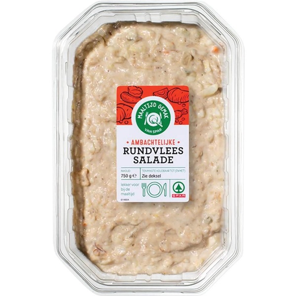 Spar salade rundvlees voorkant